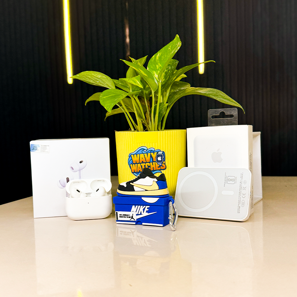 COMBO | Wavy Pods Pro 2 | MagSafe Pack & Nike Case (Launch Bundle) | 1 Year Warranty