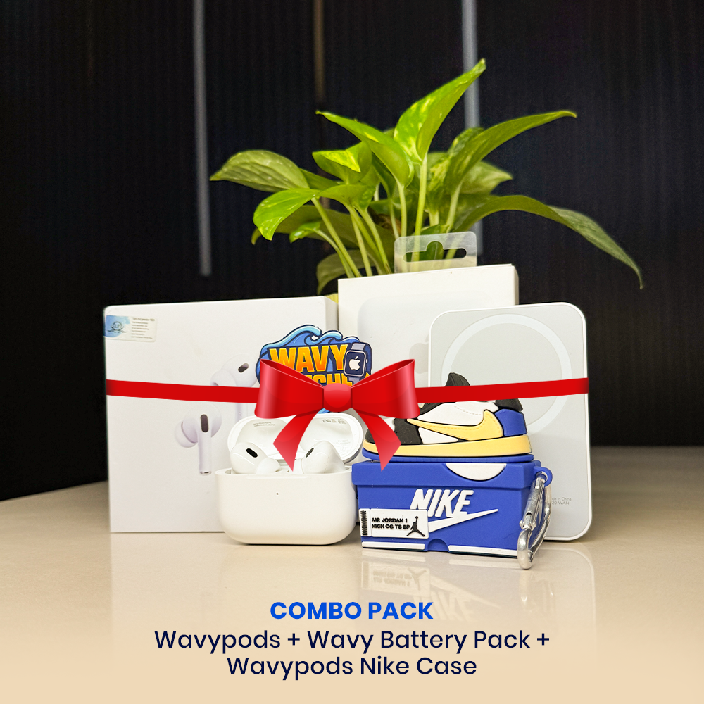 COMBO | Wavy Pods Pro 2 | MagSafe Pack & Nike Case (Launch Bundle) | 1 Year Warranty